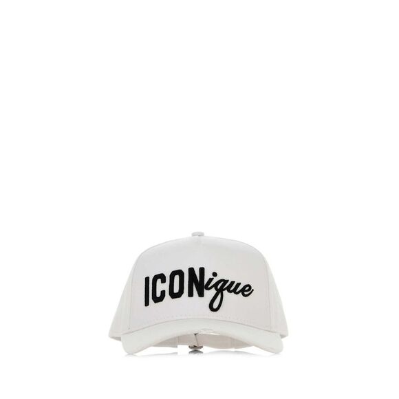 Dsquared Men White Cotton Baseball Cap